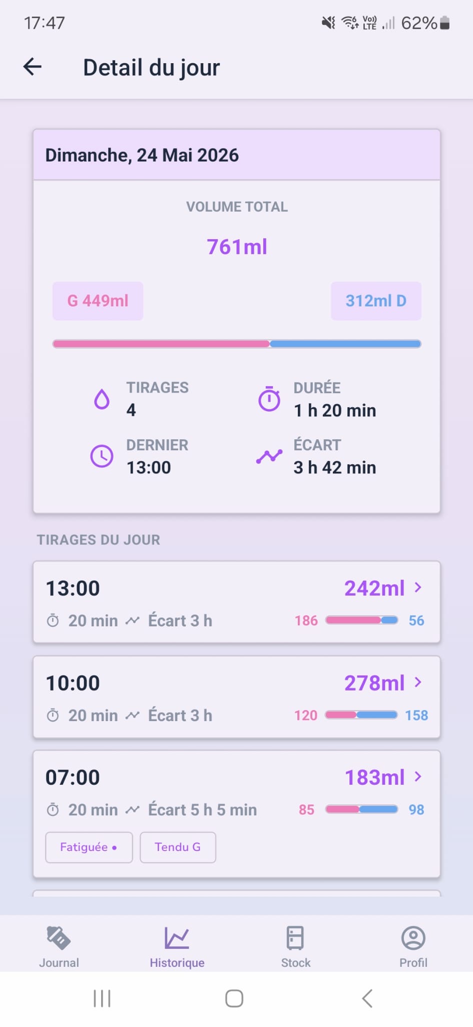 PumpDiary - Complete history